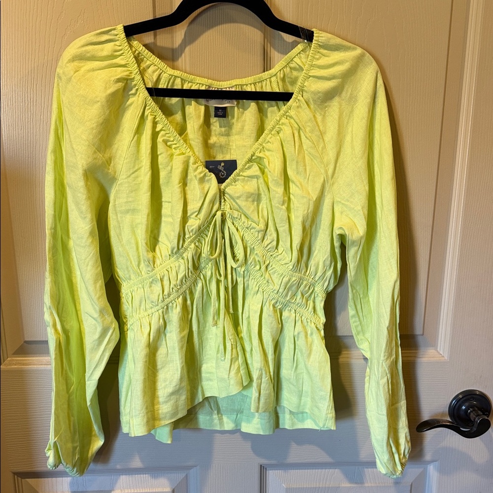Universal Thread Light Yellow Women's Blouse